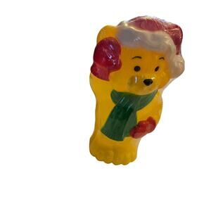 9.5” Christmas Bear TORO Empire Outdoor Pathway Yard Blow Mold Light Topper NOS